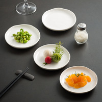 Plat à sauce en porcelaine à motif carré nordique Alien, pour voyage, collations, moutarde, barbecue et fondue chinoise