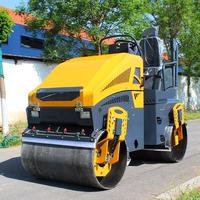 Compacteur à double tambour en acier compact pour les projets de réparation d'asphalte