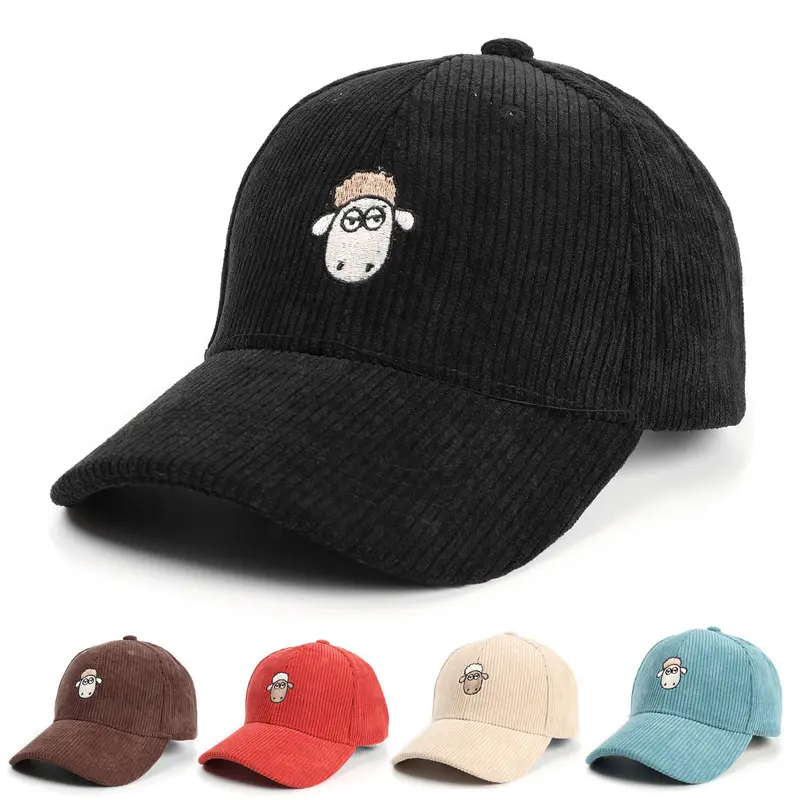 Новая модная зимняя Вельветовая шляпа, женские вельветовые бейсболки и шляпы с 3d вышивкой оптом