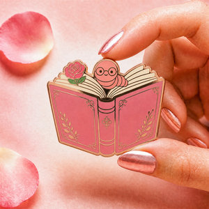 Offre Spéciale : Badges en émail dur plaqué pour les passionnés de livres, vente en gros, décorations pour vêtements, cadeau pour les amoureux des livres, artisanat métallique personnalisé - Product Image 2