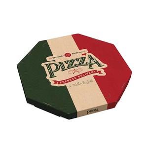 <span class=keywords><strong>Scatole</strong></span> per <span class=keywords><strong>Pizza</strong></span> in Carta Kraft Rotonde Personalizzate con Logo, Ecologiche e Goffrate, Misure 9-18 Pollici (35cm), Imballaggio Ondulato - Vendita all'Ingrosso - Product Image 5