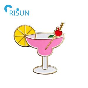 Cócteles clásicos personalizados lindos pines esmaltados para camareros dibujos animados cerveza cóctel lata broche bebida esmalte insignia broche solapa Pin - Product Image 2