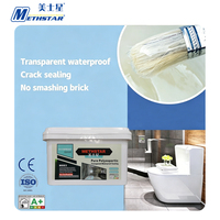 Revêtement Acrylique Entièrement Transparent Écologique Anti-Fuite Haute Résistance pour Salle de Bain et Carrelage de Douche