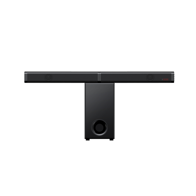 Home Theater Soundbar TV Speaker 50W Output Full Range Remote Control Multi-Interface Inputs Display Screen for 5.2 FM