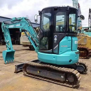 Mini excavatrices Kobelco d'occasion SK55SR 5 tonnes à vendre SK55 SK35 SK75 SK60 avec moteur Yanmar, boîte de vitesses, composants de base - Product Image 1
