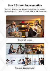 Caméra PTZ 4K à suivi automatique IA pour salle de conférence, enseignement en ligne en direct, diffusion compatible OBS/vMix/Zoom MC8420 4K Auto - Product Image 4
