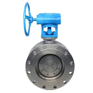 Vanne papillon manuelle à double action en acier moulé, à joint rigide, en acier inoxydable, pour le contrôle du trafic hydraulique, D343H-16C 120-425C - Product Image 2