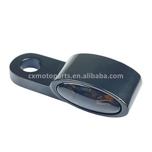 Mini moto LED clignotants 3LEDs 12V <span class=keywords><strong>clignotant</strong></span> ambre pour Yamaha Kawasaki Racer Cafe <span class=keywords><strong>Bobber</strong></span> en aluminium - Product Image 3