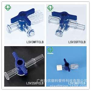 Vanne rotative Luer en plastique PC PE, à deux ou trois voies, pour le contrôle du débit et la régulation de la filtration de l'eau, basse pression 0-1 Mpa - Product Image 5