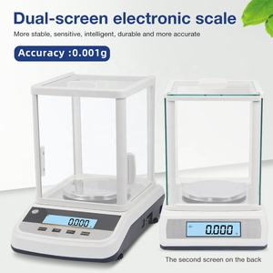 เครื่องชั่งวิเคราะห์เพชรขนาด500ก. 1มก. เครื่องชั่งแล็ปพร้อมจอแสดงผล LCD 2จอ - Product Image 2