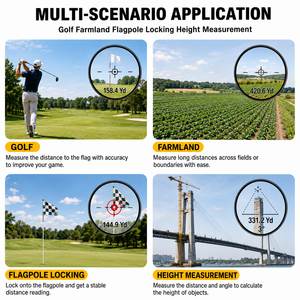 Télémètre <span class=keywords><strong>laser</strong></span> de golf Anbachi avec fonction de compensation de pente, verrouillage du drapeau, vibration, étanche 7X, OEM - Product Image 5