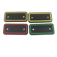 Étiquette en silicone 3D personnalisée de n'importe quelle couleur logo en relief patch en caoutchouc PVC pour vêtements directement du fabricant
