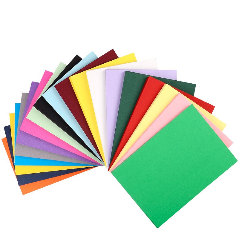 High Quality A3 A4 Construction Color Paperboard Printing Printed Coloured Cardboard Cardstock Paper