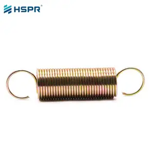 OEM spring manufacture non-standard customized SUS304 wire various clap force double hook tension stretch spring