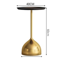 Table d'appoint de salon moderne et minimaliste, table à thé et à café de luxe, mini table de balcon combinée