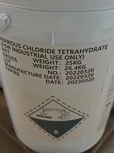 Chlorure ferreux tétrahydraté avec du chlorure ferrique de FeCl2.4(H2O) CAS 13478