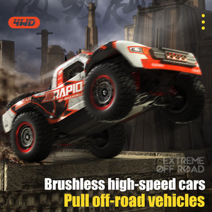 Camioneta Todoterreno RC <span class=keywords><strong>JJ</strong></span> sin Escobillas, Totalmente Proporcional, con Luces LED, Piezas de Transmisión Metálicas, Auto de Carreras y Escalada Todoterreno RC - Product Image 3