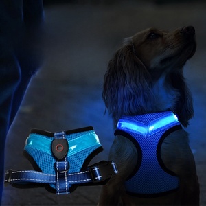 Rarewe High-end regolabile sport nuovo stile speciale imbracatura per <span class=keywords><strong>cani</strong></span> riflettente con LED morbido cane imbracatura Comfort per il cane - Product Image 2