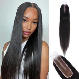 Extensions de cheveux naturels brésiliens naturels à cuticule alignée, ondulation lisse et soyeuse, 2x6 HD - Product Image 4