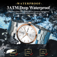 Montre de luxe pour homme Poedagar 930, bracelet en acier inoxydable, montre à quartz, Reloj Hombre, étanche, lumineuse, pour homme