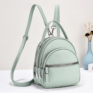 PU-Textured Multi-Functional Mini <b>Backpack</b> <b>Small</b> Rucksack Black Waterproof Girls Casual Women Little Day PackBackpacks Woman - Product Image 4
