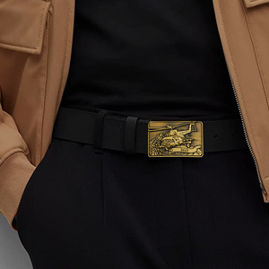 Boucle de ceinture en métal pour hommes, logo personnalisé, accessoires de créateur, pas cher, rotatif 3D, Falcon, <span class=keywords><strong>Dragon</strong></span>, <span class=keywords><strong>hélicoptère</strong></span>, logo en alliage de zinc - Product Image 5