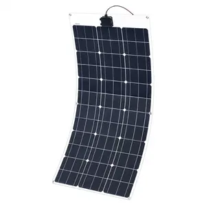 Hot Verkoop Flexibele Draagbare Zonnepaneel 110W 100W 80W Pv Module Voor Caravan, Boot En Cabine Huis Energiesysteem