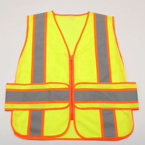 American Standard Logotipo personalizable Chaleco DE SEGURIDAD reflectante de alta visibilidad para hombres Ropa DE TRABAJO Poliéster Oxford Nivel D - Product Image 2