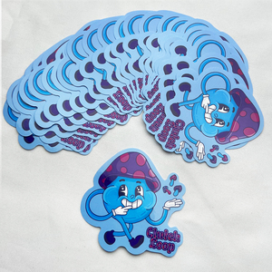 Autocollant personnalisé en vinyle imperméable découpé sur mesure, impression de logo d'entreprise en vinyle coloré, autocollants de dessins animés - Product Image 5