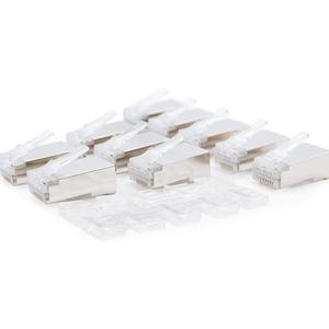 หัวต่อ RJ45 8 สาย FTP Cat.6, 10 ชิ้น, เหมาะสำหรับเครือข่ายความเร็วสูงและการเชื่อมต่อที่ปลอดภัยในระบบข้อมูล - Product Image 2