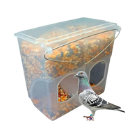 Automatique Durable Pigeon Oiseau Distributeur D'eau En Plastique Abreuvoir Pas De Mess Suspendu Perroquet Mangeoire Accessoires