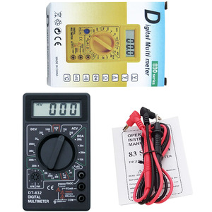 OKYN0510-14 มัลติมิเตอร์แบบดิจิตอลแบบพกพา DT-832 พร้อมจอแสดงผล LCD และฟังก์ชันการทดสอบครบถ้วน - Product Image 2