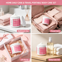 Crème Corporelle à l'Huile d'Avocat et Vitamine E OEM ODM – Nourrit, Illumine, Adoucit les Peaux Rugueuses – Soin Hydratant Quotidien pour Tout le Corps – Kit de Soins Corporels
