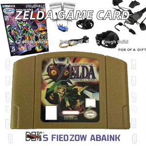 Tarjeta de Juego de Plástico para el Videojuego <span class=keywords><strong>Zelda</strong></span> Majora's Mask para 64 - Product Image 3