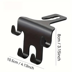 Support de tasse multifonctionnel en gros pour siège de voiture, crochet de suspension arrière, boîte de rangement pour boissons et thé au lait, organisateur intérieur, accessoire de voyage - Product Image 1