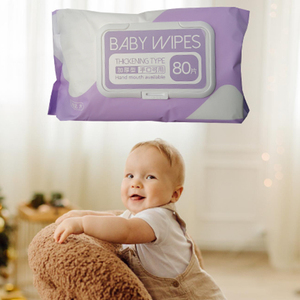 Lingettes humides pour bébé bio non parfumées pour bébés sensibles, échantillon gratuit OEM, vente en gros, lingettes pour bébé en marque privée - Product Image 5