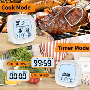 Multifunctionele Digitale Ingebouwde Bbq-Thermometer Met <span class=keywords><strong>Timer</strong></span> En Lange Roestvrijstalen Sonde - Product Image 5