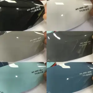 TPU Colored PPF Film Self Healing Grey Wrap Paint Protection Film