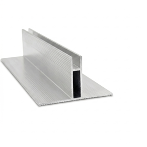 Bande étanche en aluminium série 6000, profilé en U rainuré, pour barrière d'eau, idéale pour les bâtiments commerciaux et salles de bain - Product Image 1