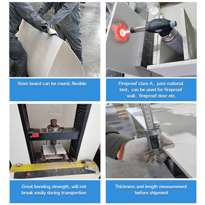 Hiện đại CE chứng nhận magiê Oxit bảng MgO chống cháy và tấm chống thấm nước cho nội bộ và bên ngoài bức tường sàn & Trần Nhà - Product Image 2