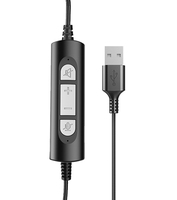 Headset telepon pusat panggilan Usb, Headset Bisnis pusat panggilan profesional dengan mikrofon