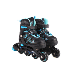 Nouveau style en promotion : Patins à roues larges pour enfants, patins en ligne ajustables avec roues lumineuses en PU, ABEC-7, pour débutants - Product Image 4