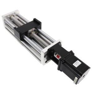 Motor lineal <span class=keywords><strong>Hanpose</strong></span> Mesa deslizante Cnc Motor de tornillo de bola Nama23 HPA90 100mm <span class=keywords><strong>23HS5628</strong></span> guía deslizante lineal - Product Image 1