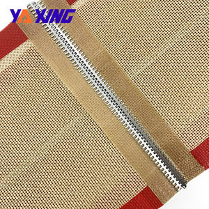 Bande transporteuse poreuse ignifuge Ptfe Teflonning Mesh <span class=keywords><strong>Belt</strong></span> avec service de traitement de coupe - Product Image 4