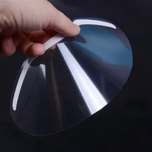 Set Pelindung Wajah Sekali Pakai Transparan 50 Buah Pelindung Mata Penggunaan Komersial Salon & Barbershop Penutup Alat Ekstensi Rambut Plastik - Product Image 5