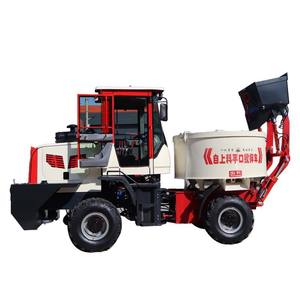 Camión Mezclador de Concreto con Alimentación y Descarga Automática, Máquina de Ingeniería Todo en Uno, Cangilón Mezclador, Tracción en las Cuatro Ruedas - Product Image 5