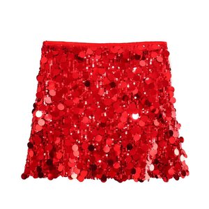 Nueva Minifalda de Verano Estilo Europeo Americano con Lentejuelas Decorativas de Moda y Personalidad para Comercio Exterior - Product Image 5