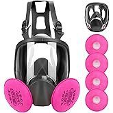 Cartuchos <span class=keywords><strong>de</strong></span> silicona reutilizables <span class=keywords><strong>de</strong></span> cara completa Negra Máscara <span class=keywords><strong>de</strong></span> gas Filtro <span class=keywords><strong>de</strong></span> carbón <span class=keywords><strong>para</strong></span> polvo Máscara <span class=keywords><strong>de</strong></span> gas <span class=keywords><strong>para</strong></span> pintura en aerosol con filtros dobles - Product Image 3