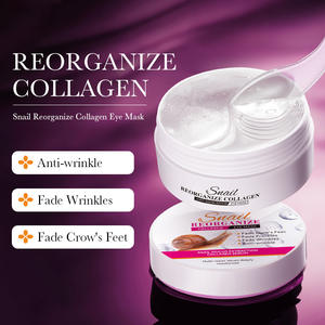 SADOER All-English Snail Eye Mask El colágeno mejora las ojeras y las bolsas <span class=keywords><strong>de</strong></span> párpados Suministro <span class=keywords><strong>de</strong></span> salud ocular - Product Image 4