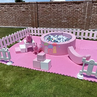 Ensemble d'équipement de jeu souple Clôture d'escalade intérieure/extérieure pour enfants Fêtes École et centres commerciaux Piscine à balles Exercice amusant